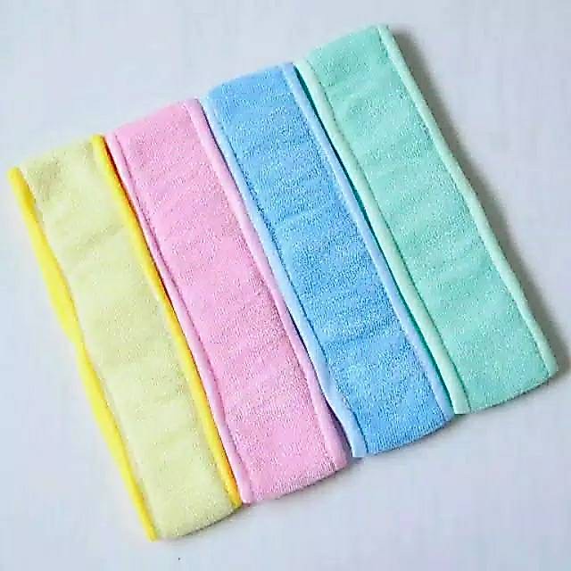 HR- BANDANA FACIAL MASKER HEADBAND BANDO KEPALA FACIAL MANDI MAKEUP KAIN HANDUK PELINDUNG RAMBUT LEMBUT