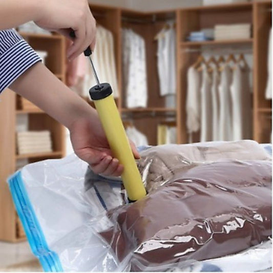 Pekanbaru Vacum Plastik / Vacum Plastic Bag Travel / Vakum Baju Pakaian