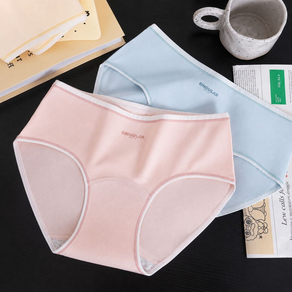 Pekanbaru Celana Dalam Wanita C-9 Singular Bahan Katun Murni Anti Bakteri 10A