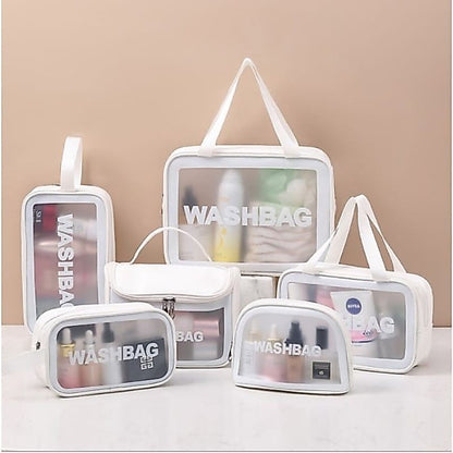 Pekanbaru Tas Kosmetik Washbag Travel Pouch Make Up Organizer Transparan