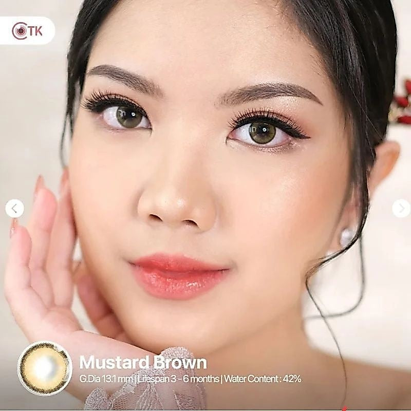 Pekanbaru Softlens Recipe Dia 14.5Mm Normal & Minus Grey Brown Blue (-0.50 S/D -6.00) Gray Ctk