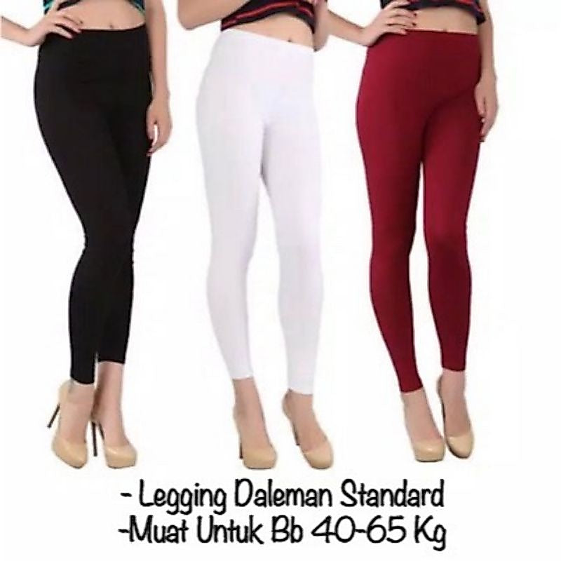 Pekanbaru Legging Panjang Daleman Wanita Std & Jumbo /Legging Standar/Legging Jumbo/Lejing/Celana Legging/Celana Lejing/Celana Olah Raga/Celana/Manset/Legging Spandex