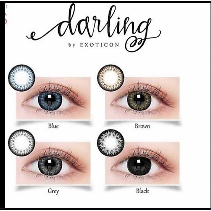 Pekanbaru Softlens Darling By X2 Big Eyes 16Mm Normal /Minus