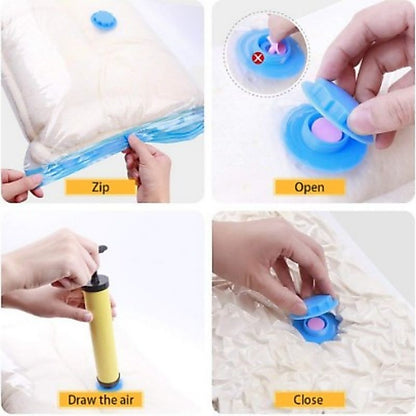 Pekanbaru Vacum Plastik / Vacum Plastic Bag Travel / Vakum Baju Pakaian