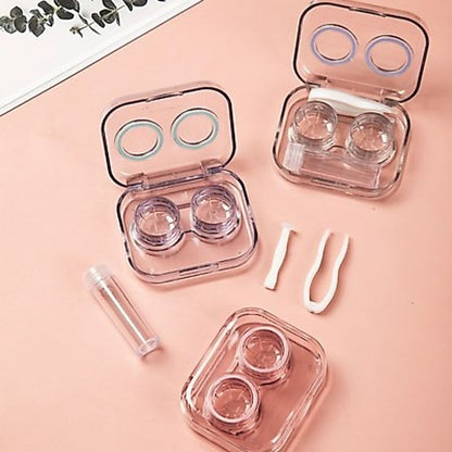 Pekanbaru Travelkit Softlens Lengkap Kotak Softlens Transparan Premium