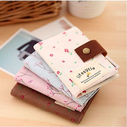 Pekanbaru Dompet Kartu Kanvas 20 Slot Card Holder Serbaguna Penyimpanan Kartu