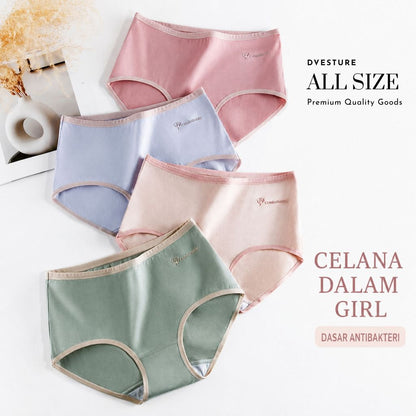 Pekanbaru Celana Dalam Wanita C-6 Katun Murni Bermotif Logo Comfortable