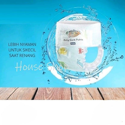 Pekanbaru Popok Celana Renang Anak Bayi Batita Balita Tahan Air Sekali Pakai Baby Swim