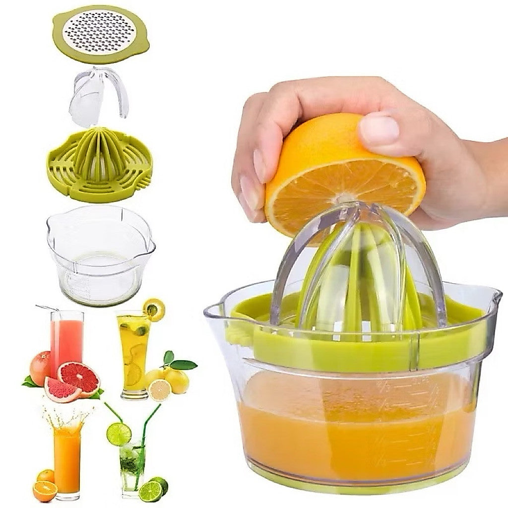 (TERBARU) Alat Peras  Juicer Manual 4 In 1 Parutan Dan Pemisah Telor Jeruk Lemon Citrus Orange Jeruk Nipis Manual Multifungsi