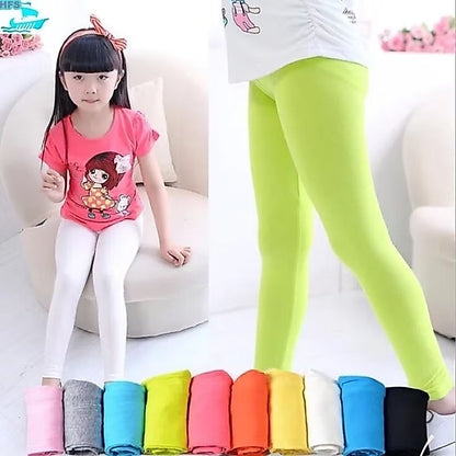 Pekanbaru Legging Anak Polos Spandek Usia 1-12 Tahun Murah  | Lejing Anak Premium