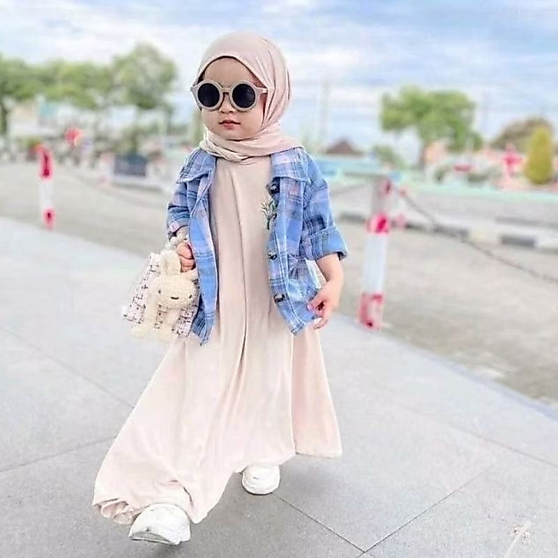 Pekanbaru Jilbab Anak Perempuan Kerudung Segitiga Instan