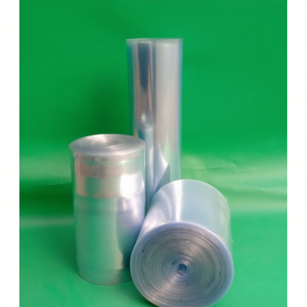 Plastik Shrink Plastik Segel PVC Plastik Pembungkus Mudah Dibentuk Untuk Parcel dan Berbagai Produk