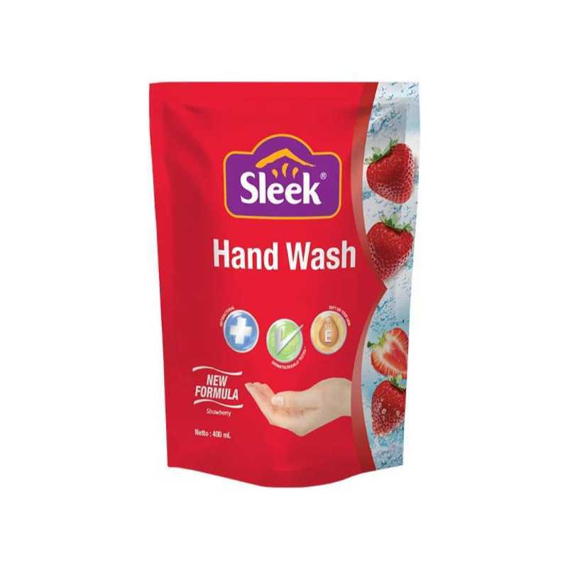 Pekanbaru Sleek Handwash Strawberry 400Ml Pch