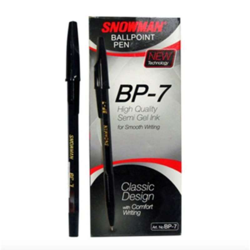 Pekanbaru Snowman Pen Bp7 3S B/B/R