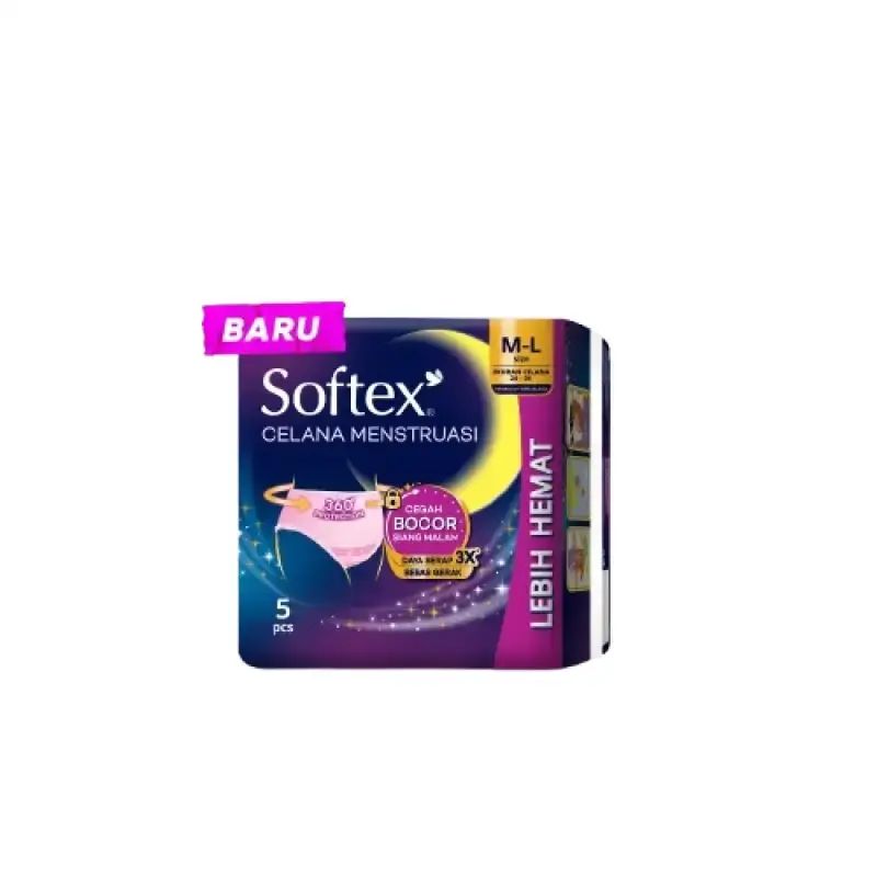 Pekanbaru SOFTEX CELANA MENSTRUASI M-L 5'S