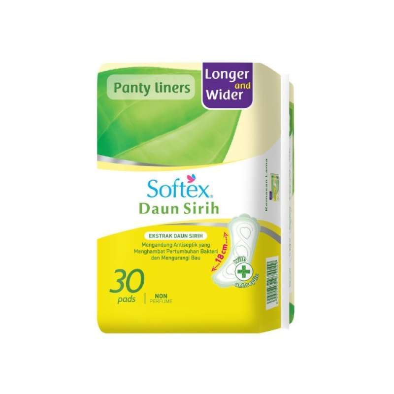 Pekanbaru Softex panty liners daun sirih 30's