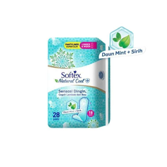 Pekanbaru SOFTEX PANTYLINER NATURAL COOL+ 18CM 28s