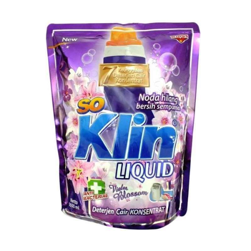 Pekanbaru SOKLIN LIQ ANTI BACTERIAL VIOLET BLOSSOM 1600ML