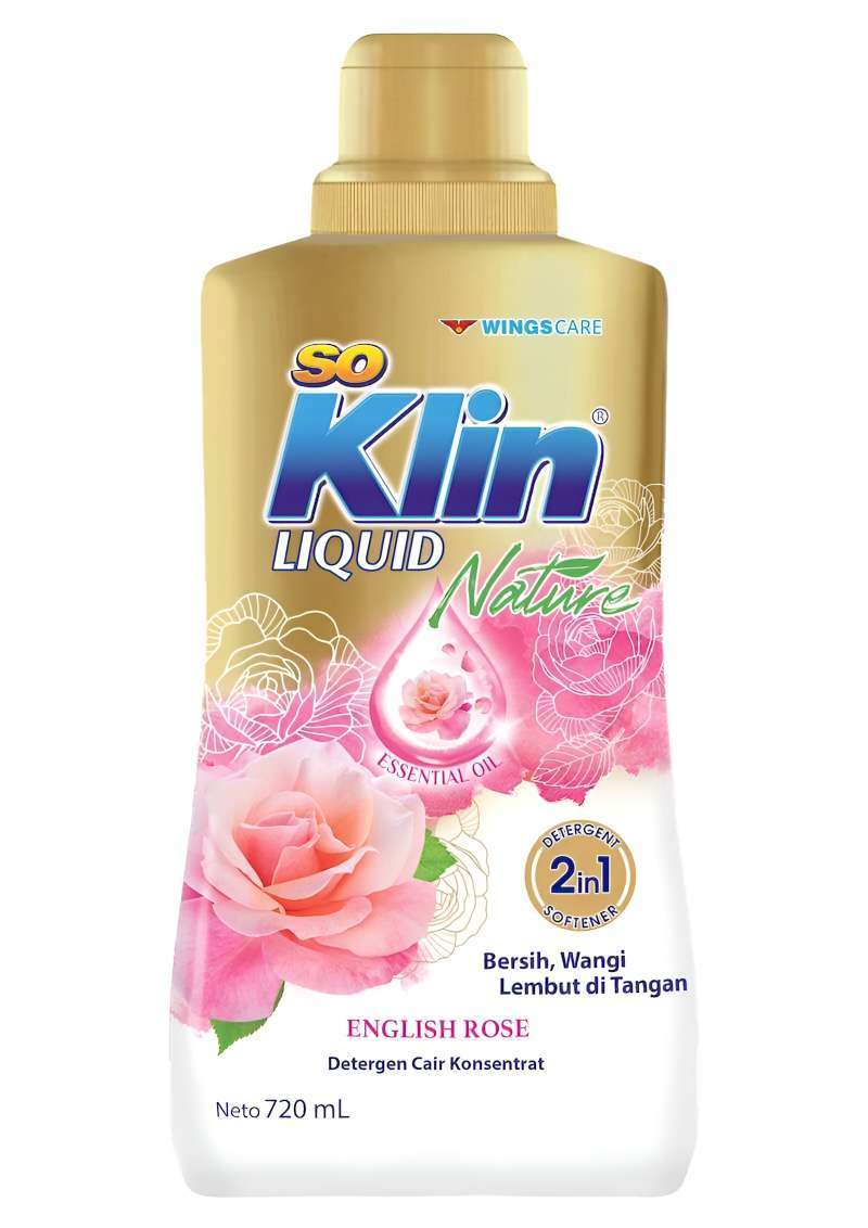 Pekanbaru SOKLIN LIQUID DETERGENT ENGLISH ROSE 720ML BOTOL