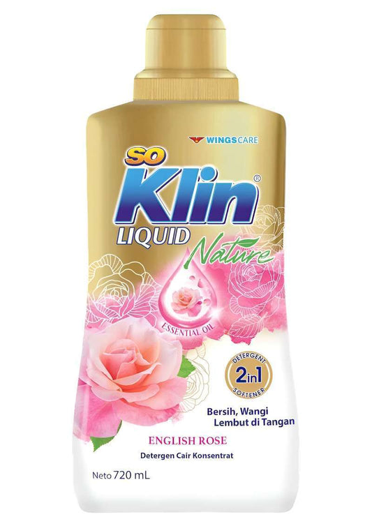 Pekanbaru SOKLIN LIQUID DETERGENT ENGLISH ROSE 720ML BOTOL