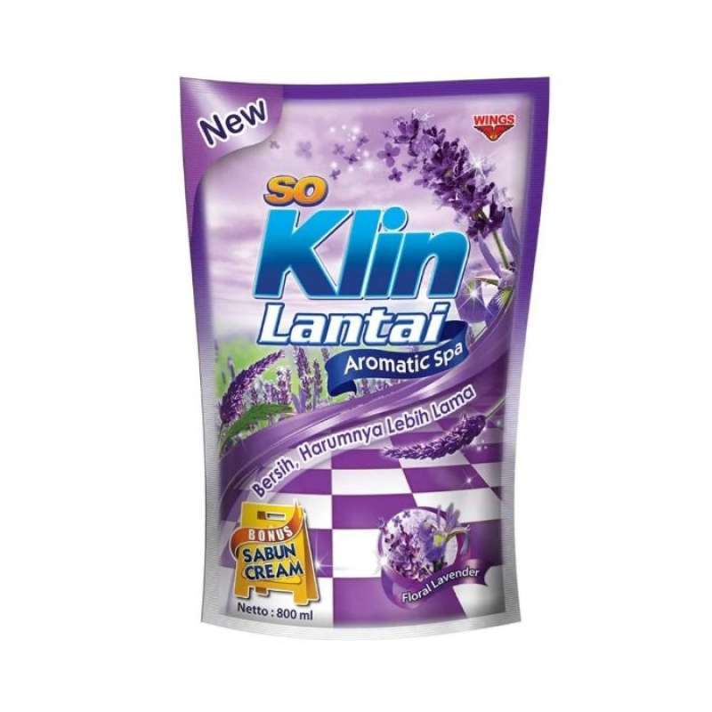 Pekanbaru SOKLIN LANTAI UNGU LVNDR BLOOM 770ML PCH