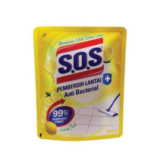 Pekanbaru S O S PEMBERSIH LANTAI LEMON 1600ML RFL