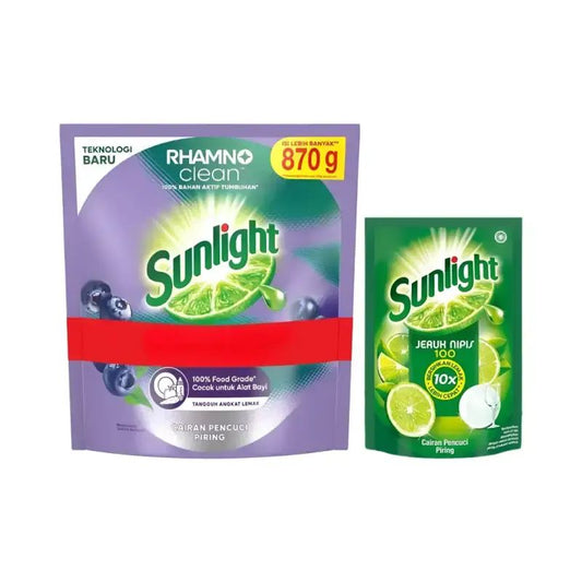 Pekanbaru SUNLIGHT BIOCARE NATURE 870ML + LIME 430ML BANDED