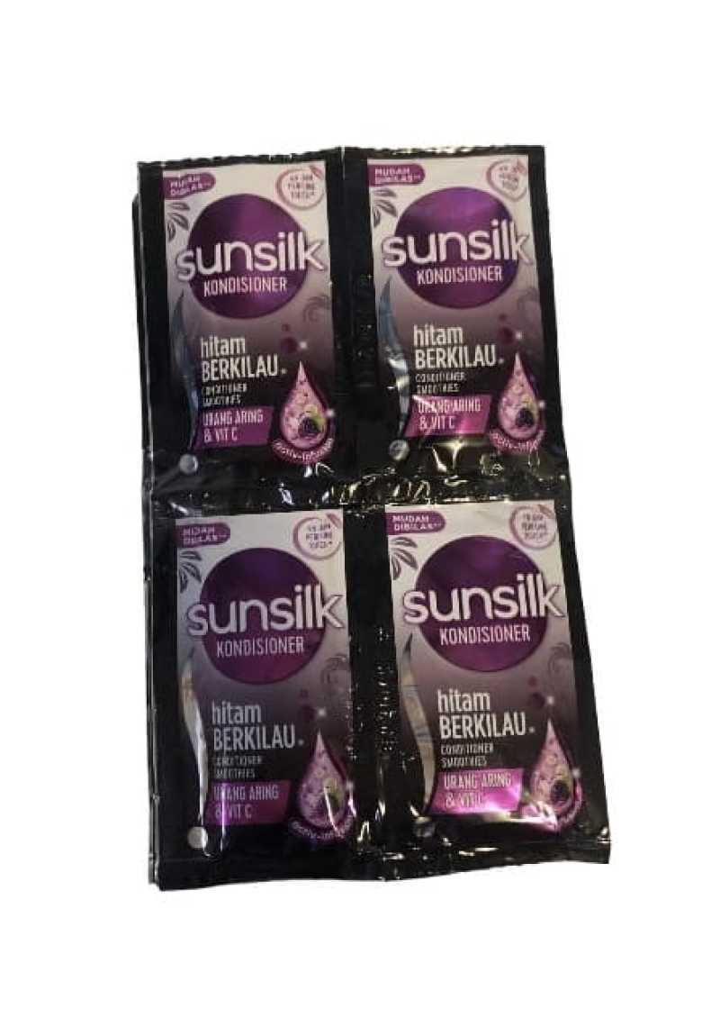 Pekanbaru Sunsilk Cond Blck Shine 12X5Ml