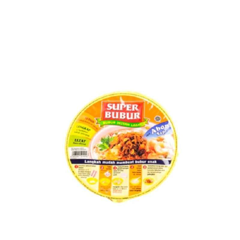 Pekanbaru Super Bubur Abon Sapi 50Gr Cup