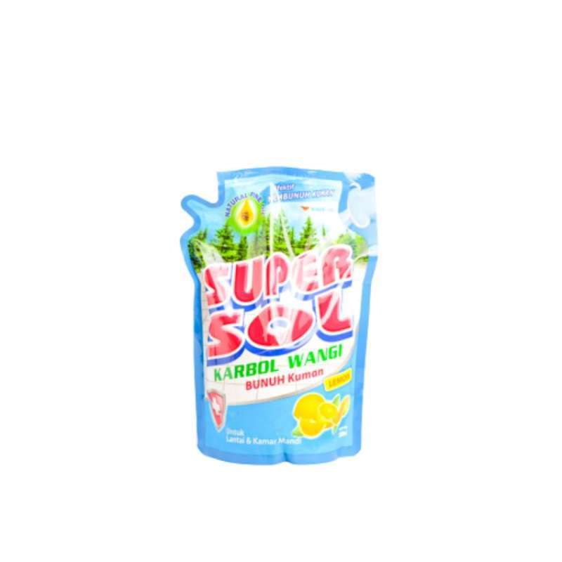 Pekanbaru Supersol karbol lemon 1800ml pch