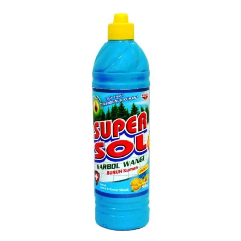Pekanbaru Supersol karbol lemon 900ml btl