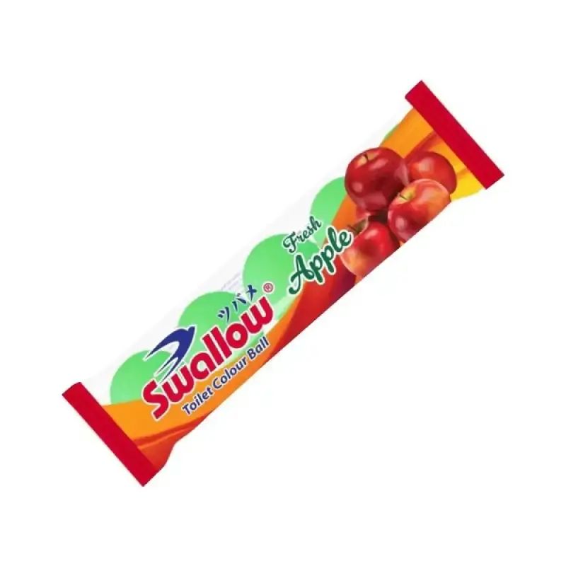 Pekanbaru SWALLOW TOILET COLOR BALL FRESH APPLE 5 PIECES