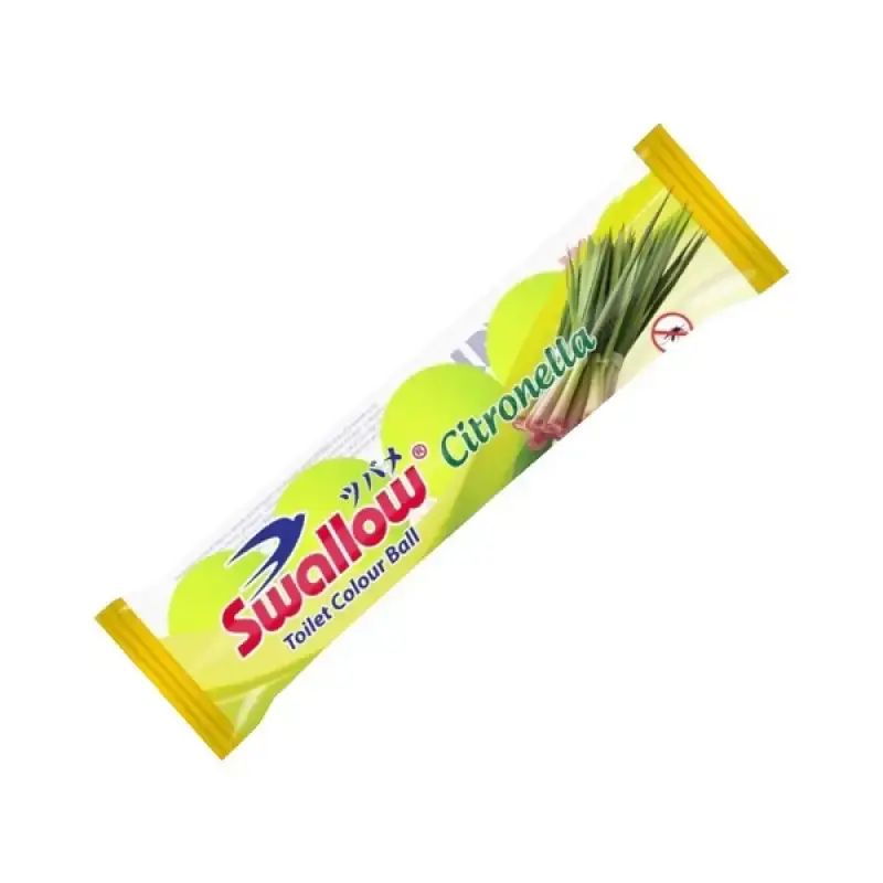Pekanbaru SWALLOW TOILET COLOUR BALL CITRONELLA 5 PIECES