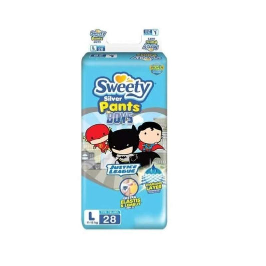 Pekanbaru Sweety Silver Pants Boy L [28 Pcs]