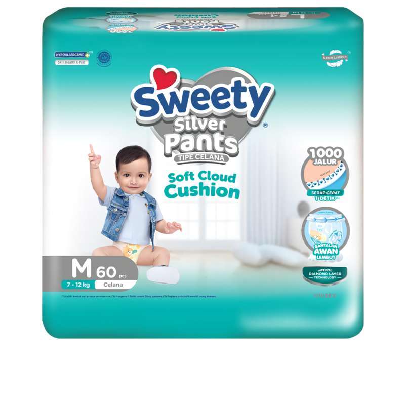Pekanbaru SWEETY SILVER PANTS M 60'S