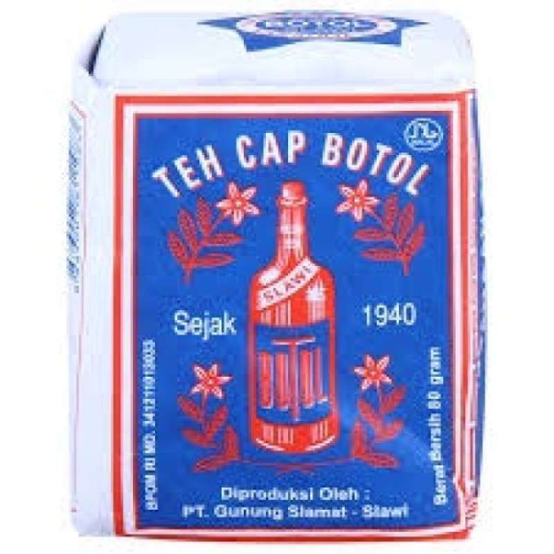 Pekanbaru Teh Cap Botol Biru [80 G]