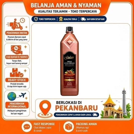 [SDW] pekanbaru/1.3 kg Gulare Sirup Gula Merah Brown Sugar Syrup Bahan Campuran Olahan Minuman Cafe