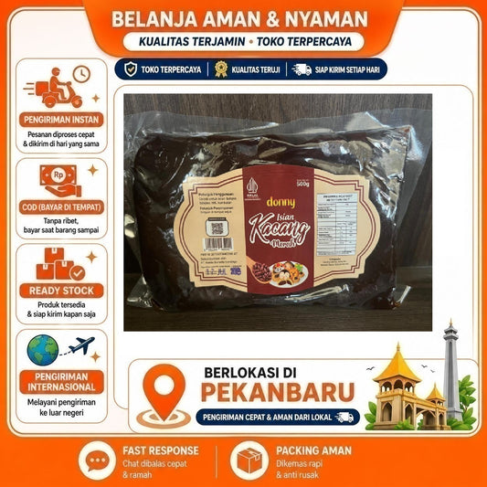 Pekanbaru 500 Gram Donny Isian Kacang Merah Untuk Roti Pao Kue Moon Cake Red Bean Filling 500g