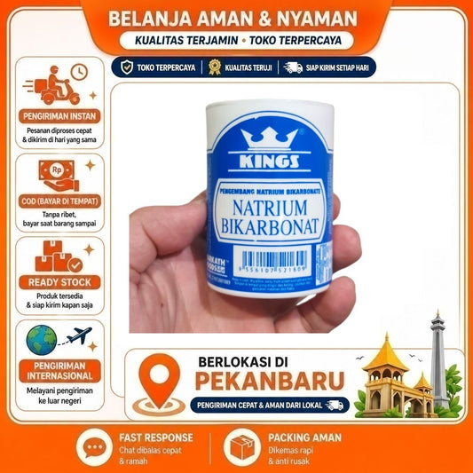 Pekanbaru 120 gr Natrium Bikarbonat Kings 120 Gram - Soda Kue, Baking Soda, Pengembang Kue