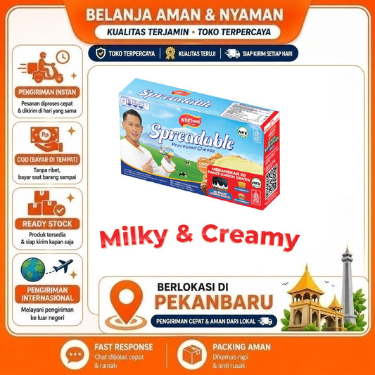 Pekanbaru 150 Gram Wincheez Keju Spreadable Cheese Processed NKV Halal Bahan Makanan Bergizi