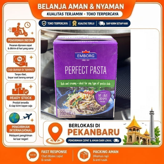 Pekanbaru EMBORG Perfect Pasta Krim Cooking Cream 200ml Untuk Pasta Rasa Krim Bahan Makanan