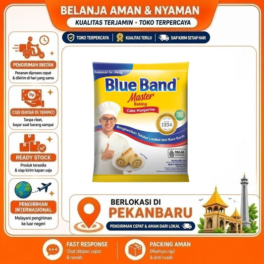 [SDW] pekanbaru/500 Gram Blue Band Master Baking Cake Margarine Hasil Kue Tekstur Lembut Rasa Gurih