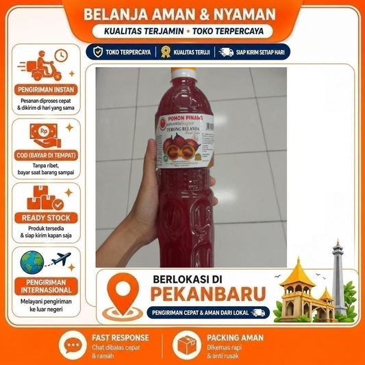 Pekanbaru 1 Liter Sirup Terong Belanda Pohon Pinang Super Quality Fresh Juice Syrup Minuman