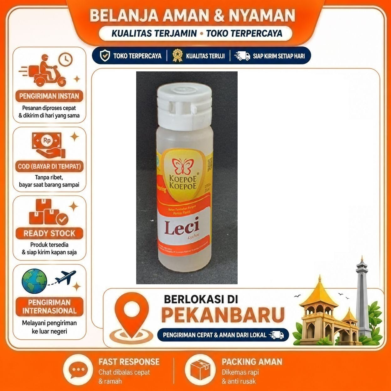 [SDW] pekanbaru/25ml Koepoe Koepoe Perisa Pasta Leci Lychee Bahan Baking Kue Cake Mix Food Halal