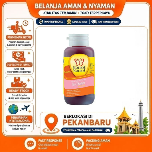 Pekanbaru 60ml Koepoe Koepoe Perisa Pasta Es Doger Bahan Campuran Olahan Makanan Food Halal