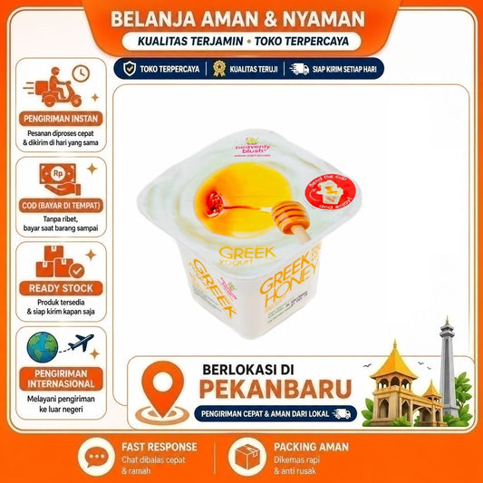 Pekanbaru 100 gr Heavenly Blush Greek Style Yogurt Honey Flavor Yoghurt Rasa Madu Sehat Halal