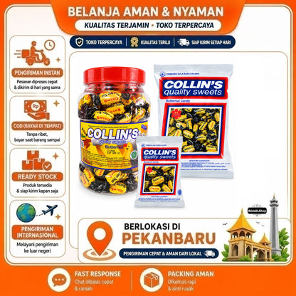 Permen Collin's / Collins Quality Sweets / Kembang Gula Rasa Kacang / Butternut Candy / Permen Manis