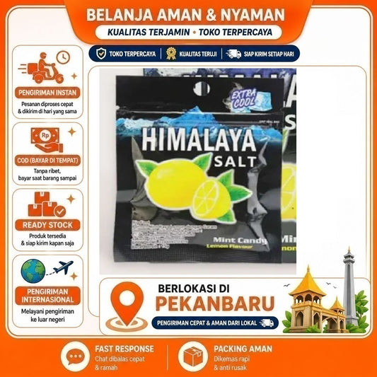 Pekanbaru 15 gr Himalaya Salt Mint Candy Permen Extra Cool Segar Dari Garam Himalayan Halal
