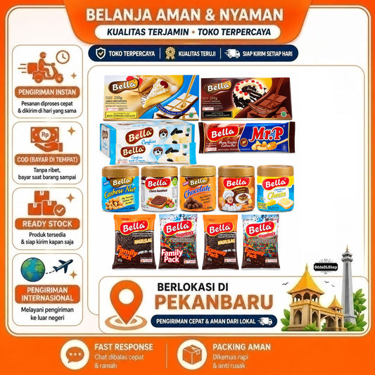 Meses Bella Hagelslag & Hagelmix / Cokelat Compound Butir / Chocolate Compound / Selai Cokelat - COD