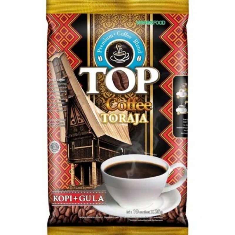 Pekanbaru Top Kopi Toraja Kopi+Gula 250Gr